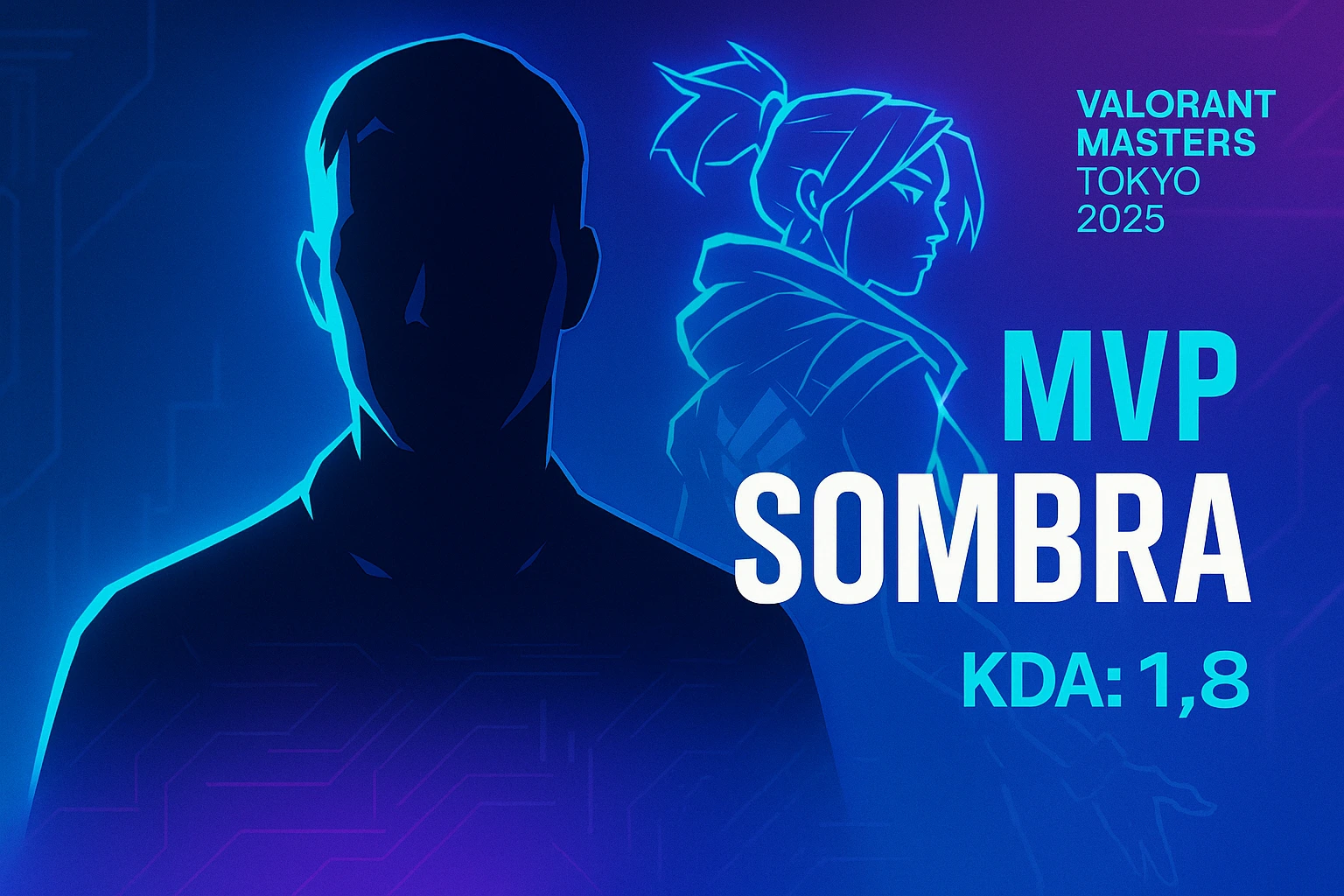 Destaque do MVP 'Sombra' do Valorant Masters Tokyo 2025, um dos grandes vencedores Masters.