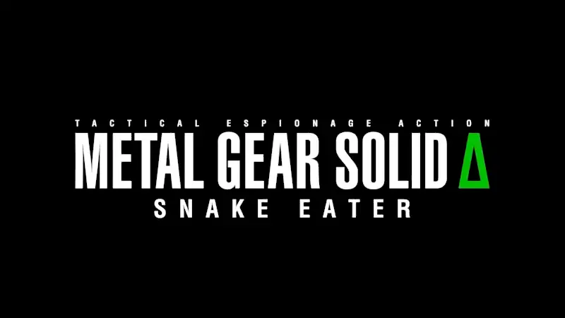 Logo oficial do Metal Gear Solid 3 Remake, Metal Gear Solid Delta.